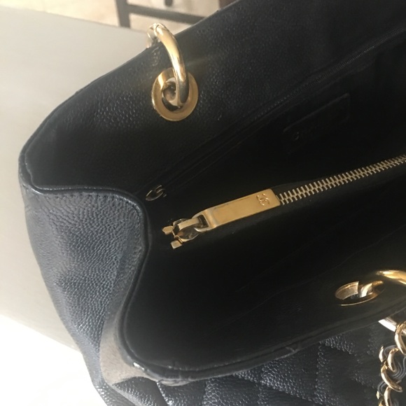 Chanel GST Caviar Shopping Tote Black - Picture 5 of 7